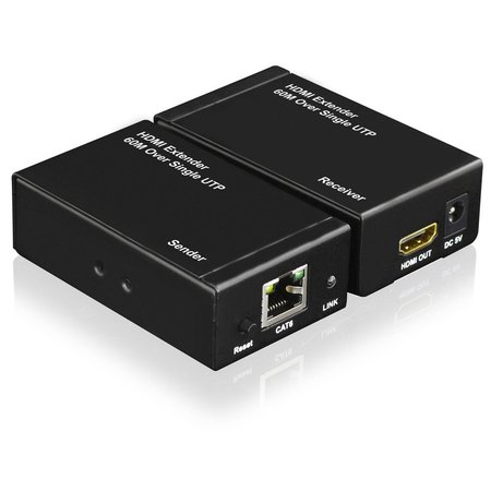 QUEST TECHNOLOGY INTERNATIONAL HDMI Extender Over Single Cat5E/6 Cable HDI-5160